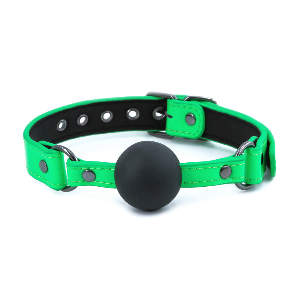 Electra Ball Gag Green