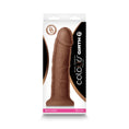 Load image into Gallery viewer, Colours Dual Density 7" Girth Dildo Brown
