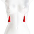 Load image into Gallery viewer, Bound Nipple Clamps T1 Red
