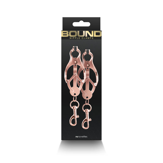 Bound Nipple Clamps C3 Rose Gold