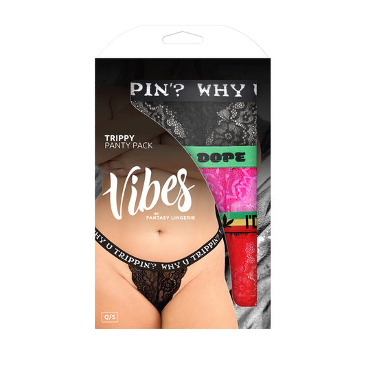 Trippy Vibes Panty 3 Pack Queen Size