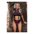 Load image into Gallery viewer, Stardust Halter Top & Suspender Bottoms S/M
