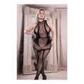 Load image into Gallery viewer, Cross Faded High Neck Crotchless Bodystocking Queen
