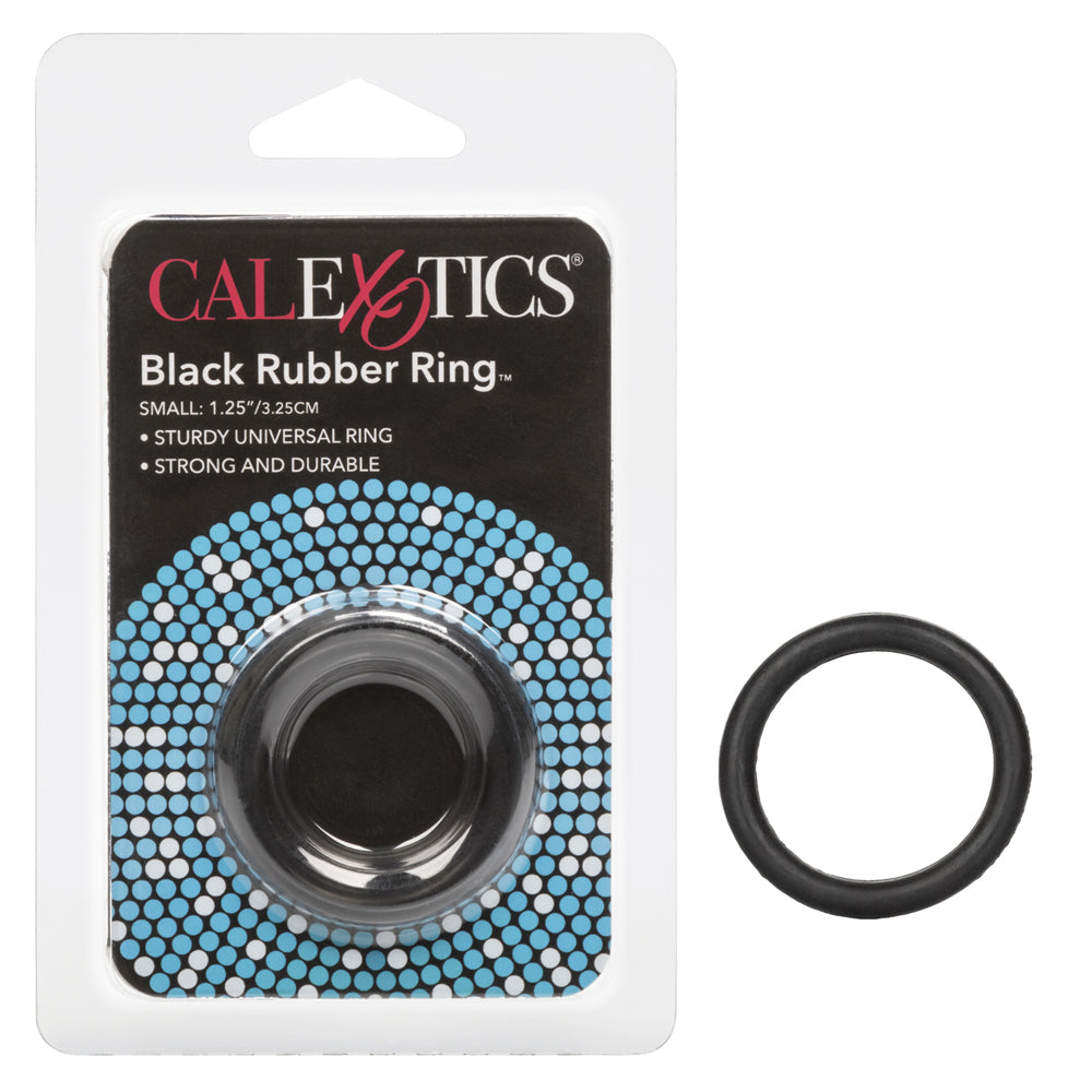 Black Rubber Ring Small – zensualtreasures
