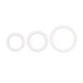 Load image into Gallery viewer, White Rubber Ring 3 Piece Set
