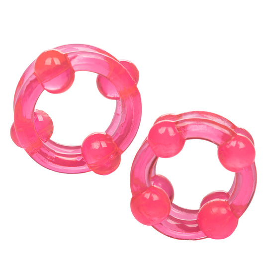 Island Rings Double Stacker Pink