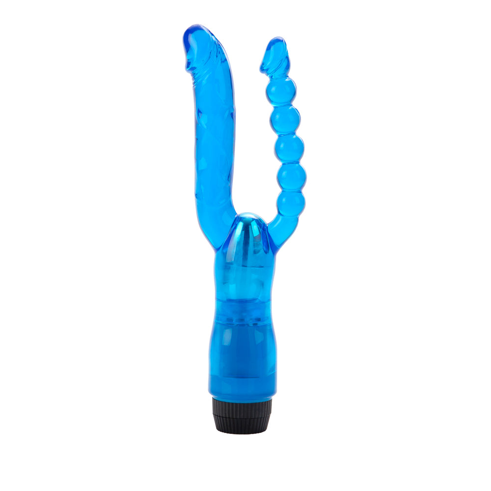 Dual Penetrator Vibrator Blue