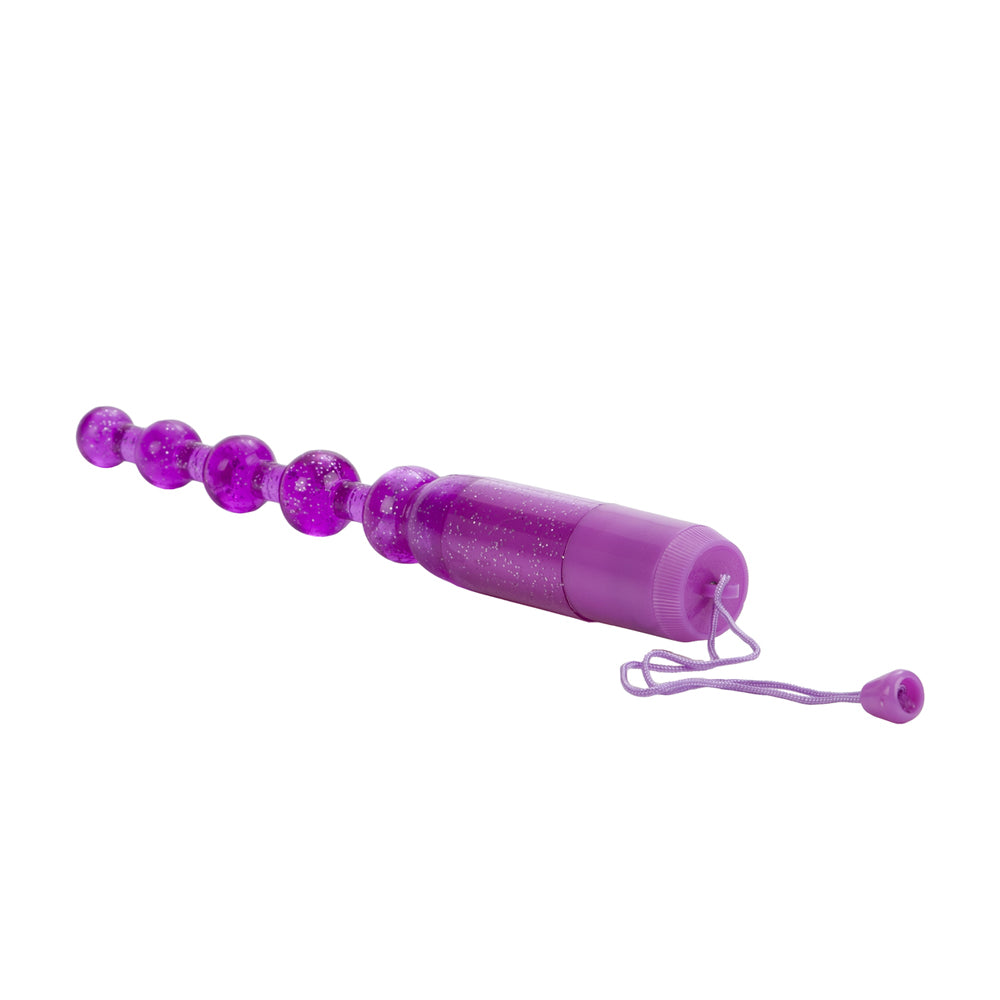 Waterproof Vibrating Pleasure Beads Purple