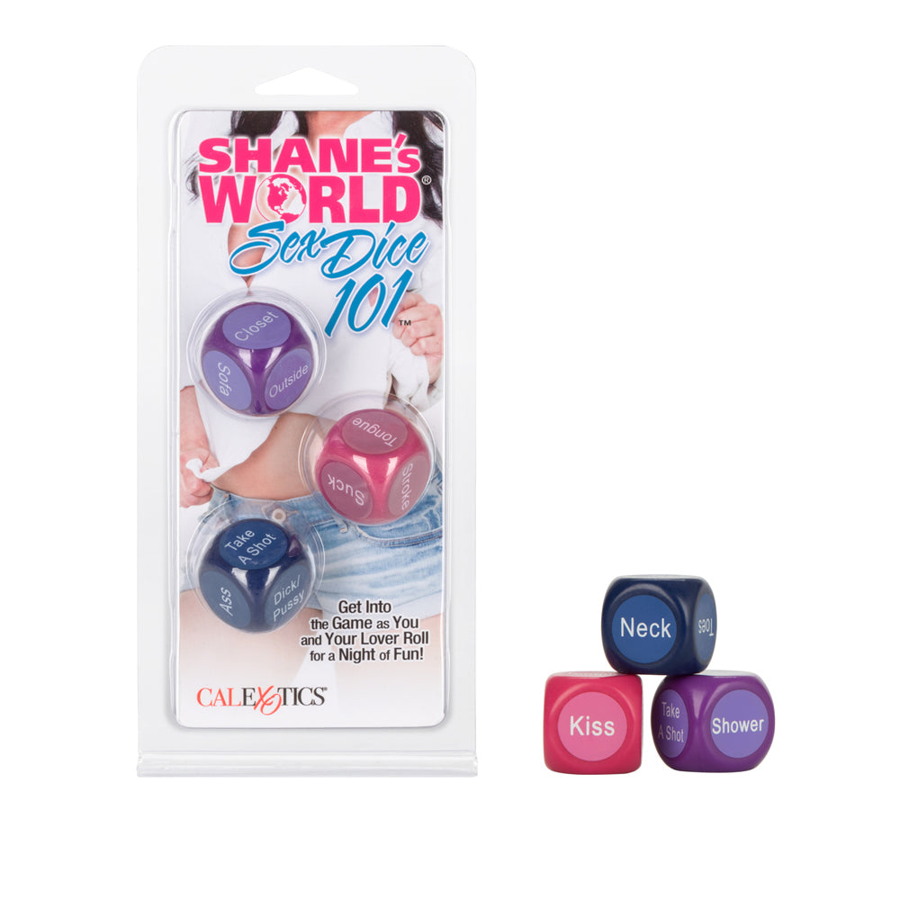 Shane&#39;s World Sex Dice 101 Multi-Colored