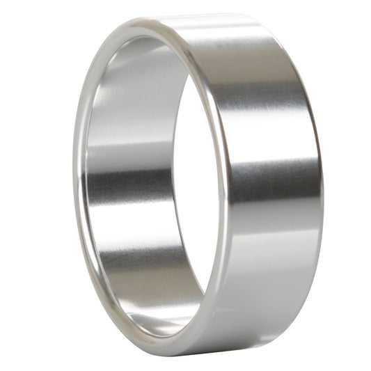 Alloy Metallic Ring Extra Large Silver