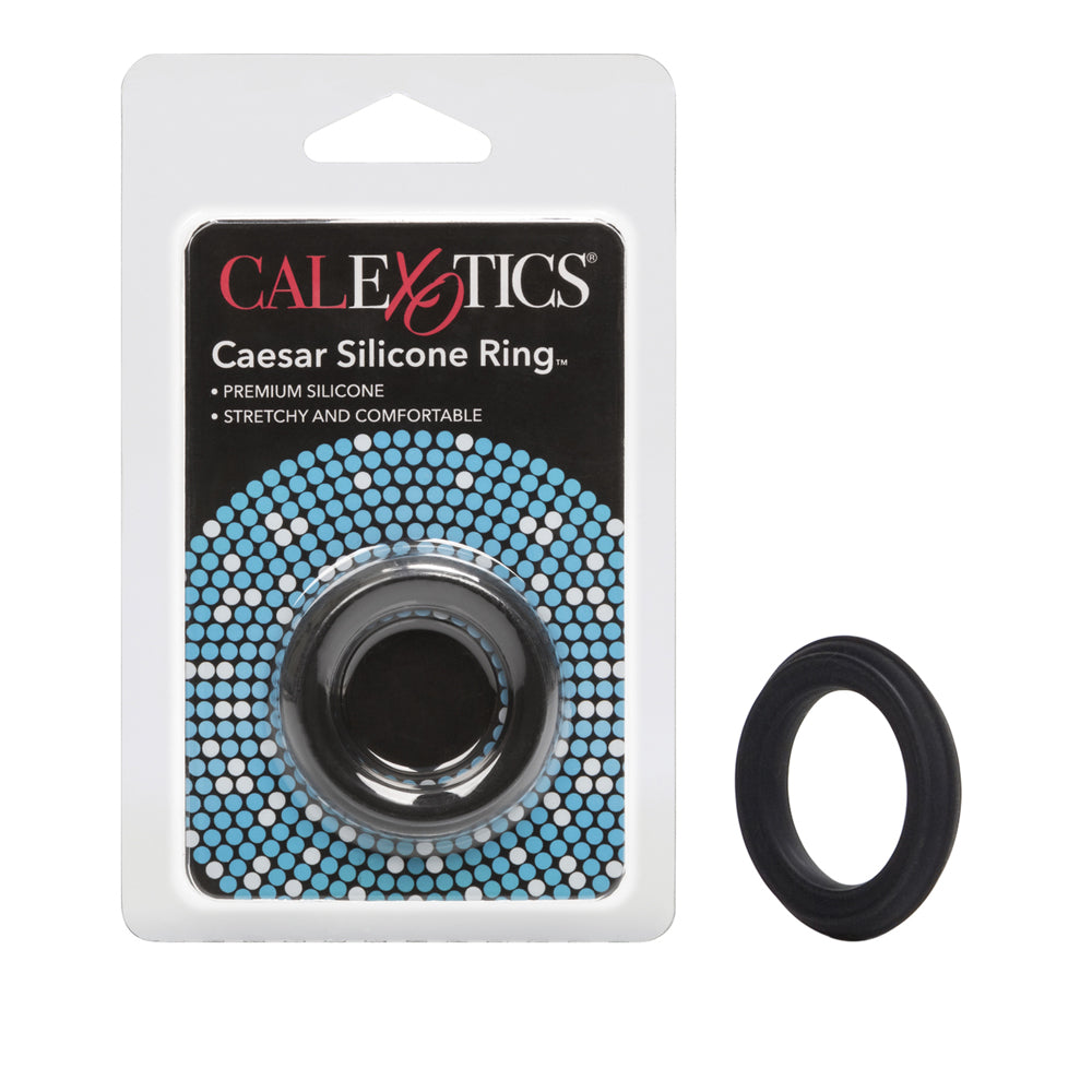 Caesar Silicone Ring Black