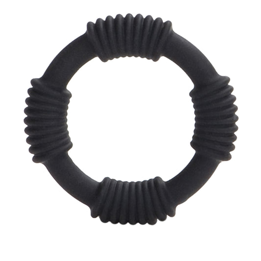 Hercules Silicone Ring Black