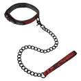 Load image into Gallery viewer, Scandal Collar With Leash Red
