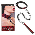 Load image into Gallery viewer, Scandal Collar With Leash Red
