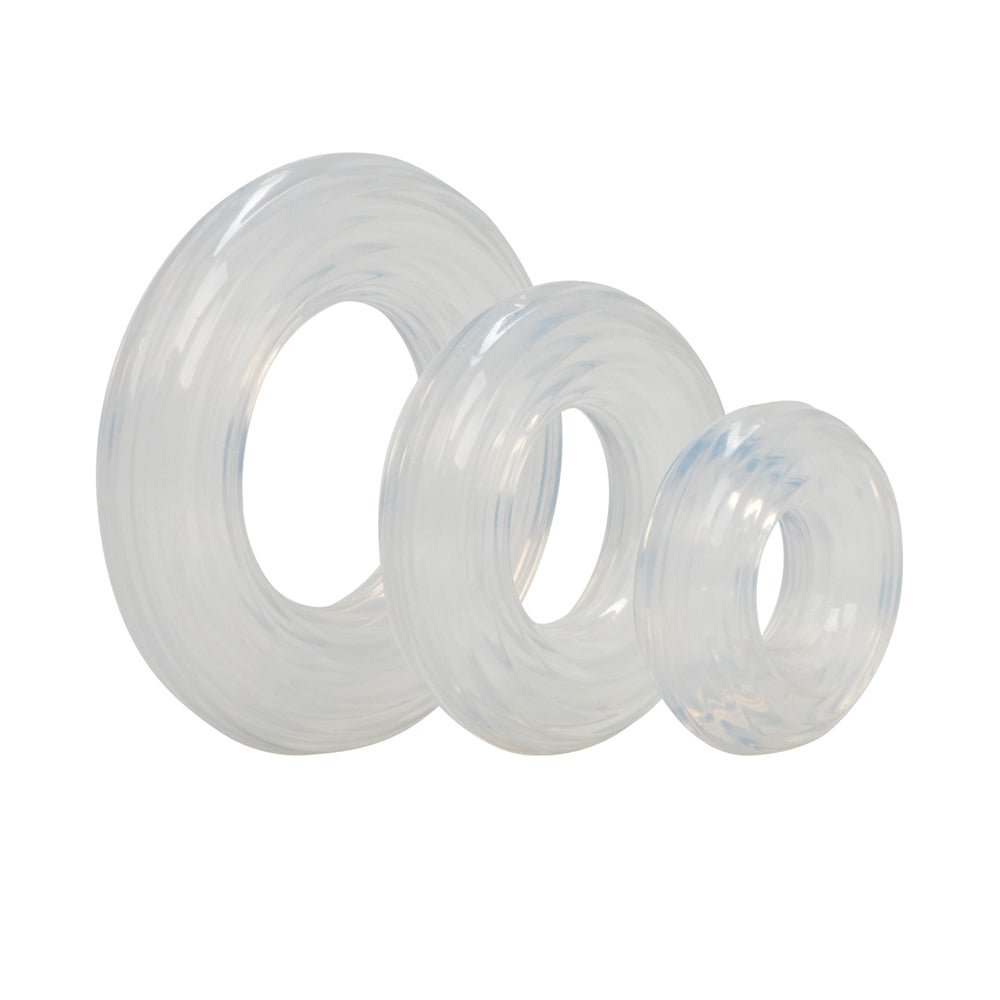 Premium Silicone Ring Set Clear