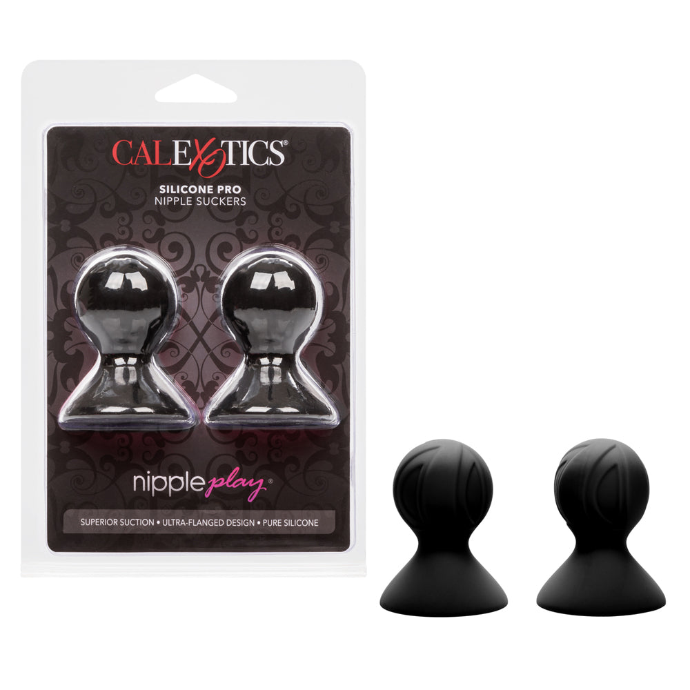 Nipple Play Silicone Pro Nipple Suckers Black