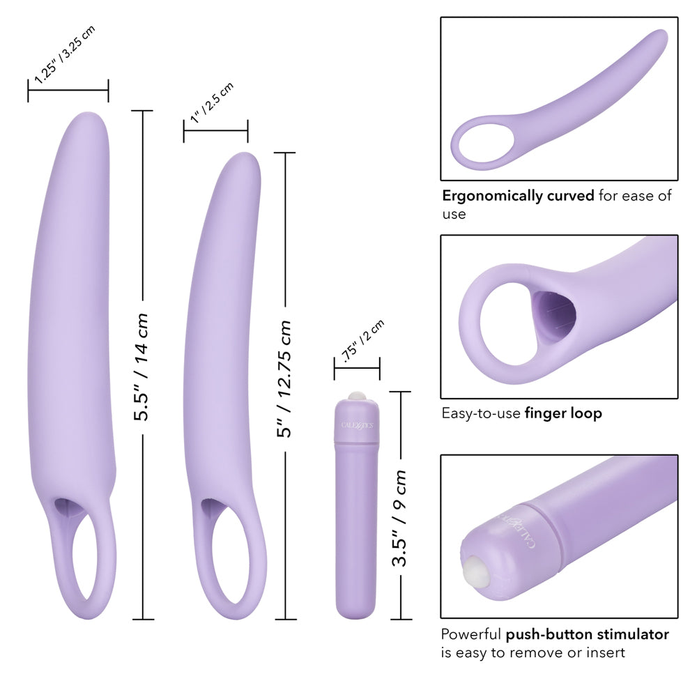 Dr. Laura Berman Isabelle Set Of 2 Vibrating Silicone Dilators