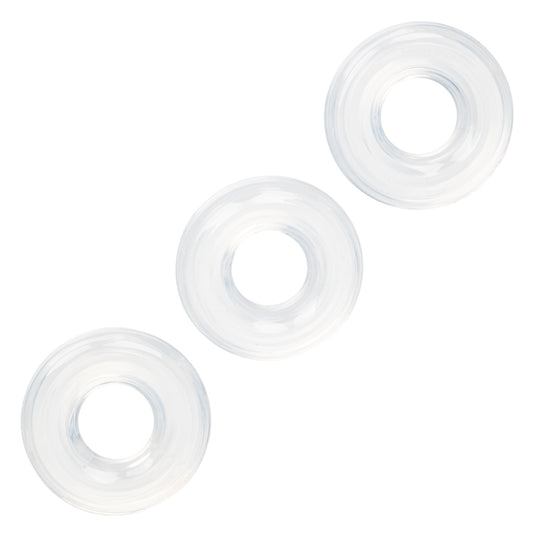 Set Of 3 Silicone Stacker Rings