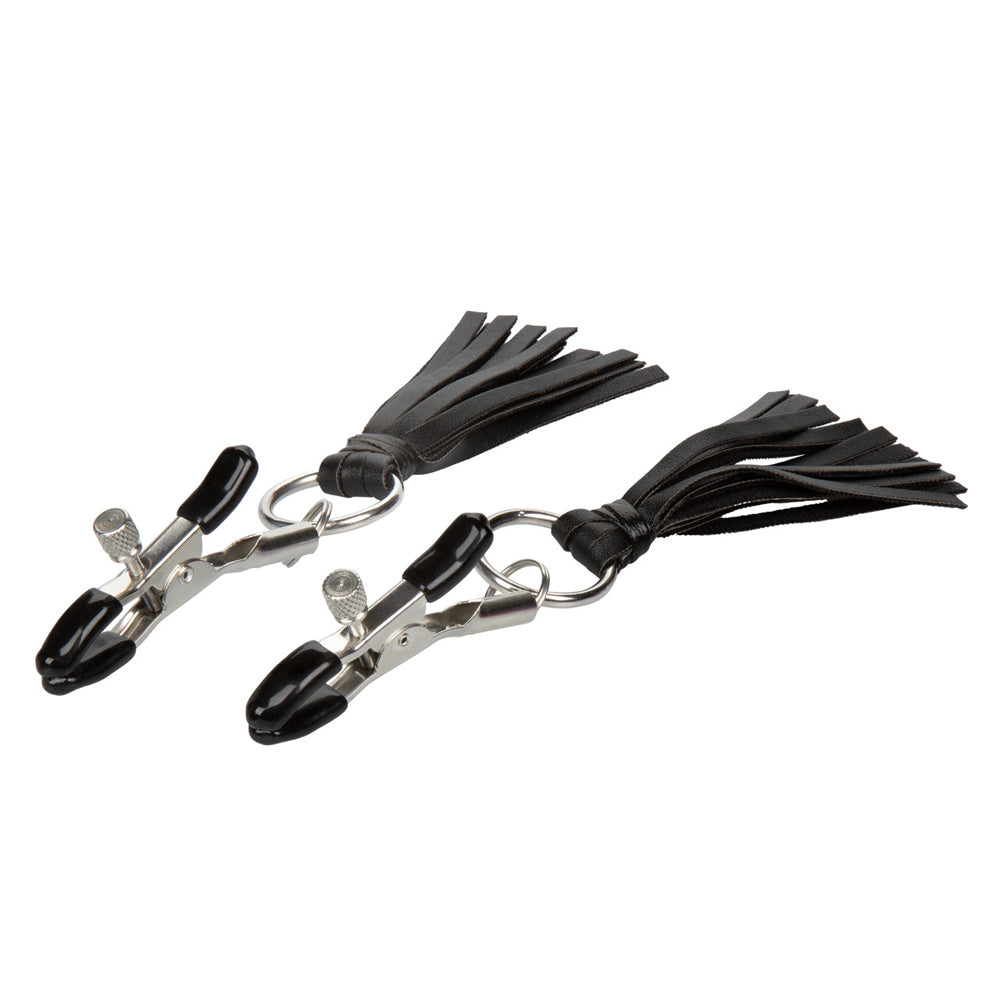 Nipple Play Playful Tassels Nipple Clamps Black