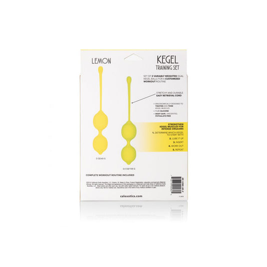 Kegel Training Set Lemon