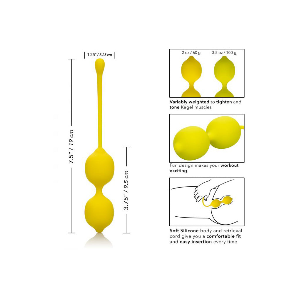 Kegel Training Set Lemon