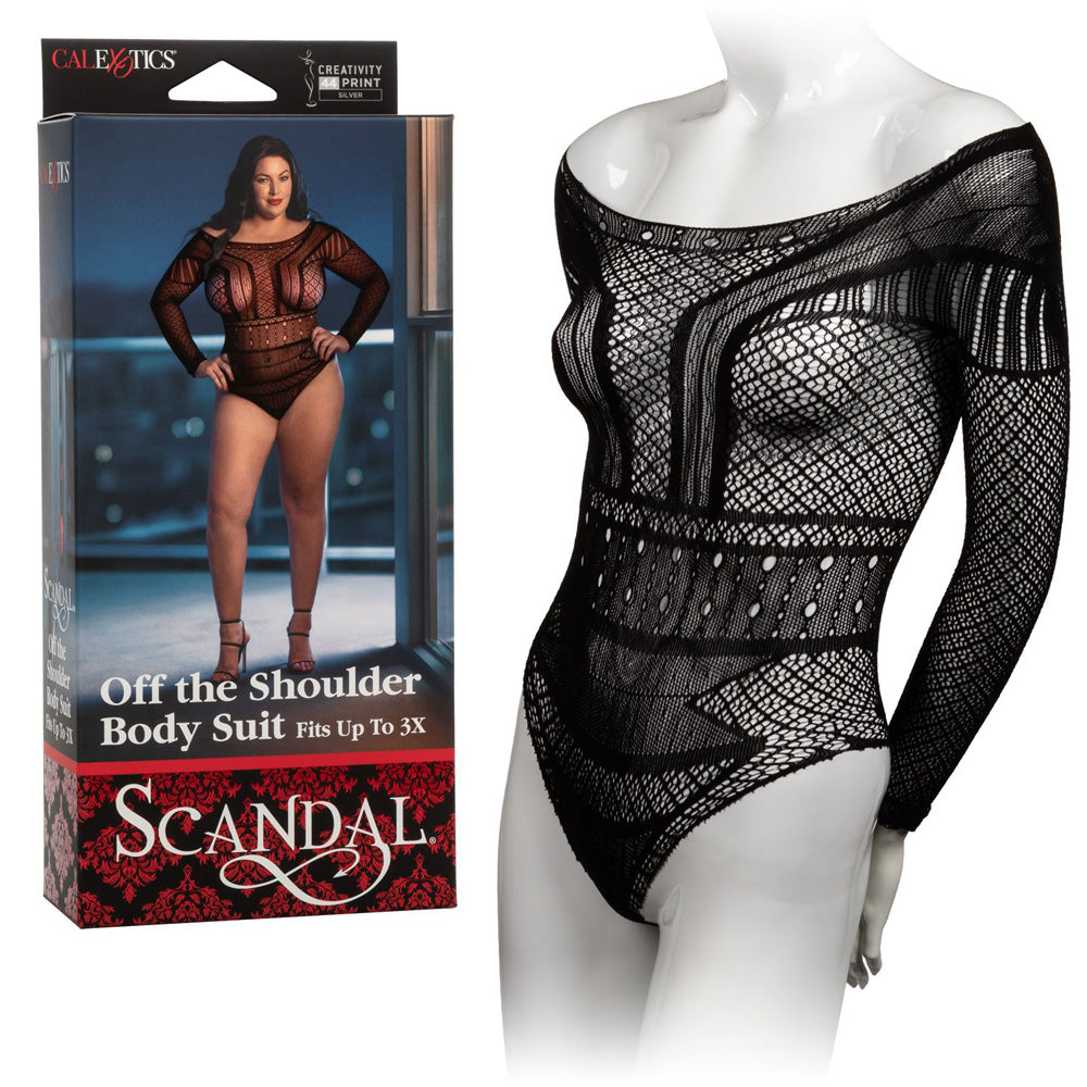 Scandal Plus Size Off The Shoulder Body Suit