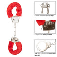 Load image into Gallery viewer, Playful Furry Cuffs Red
