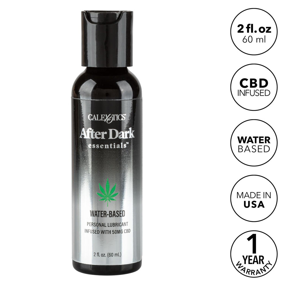 After Dark Essentials Water-Based Personal Lubricant Infused With Cbd 2 Oz.