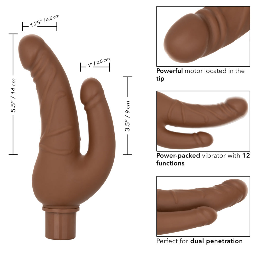 Rechargeable Power Stud Over & Under Brown