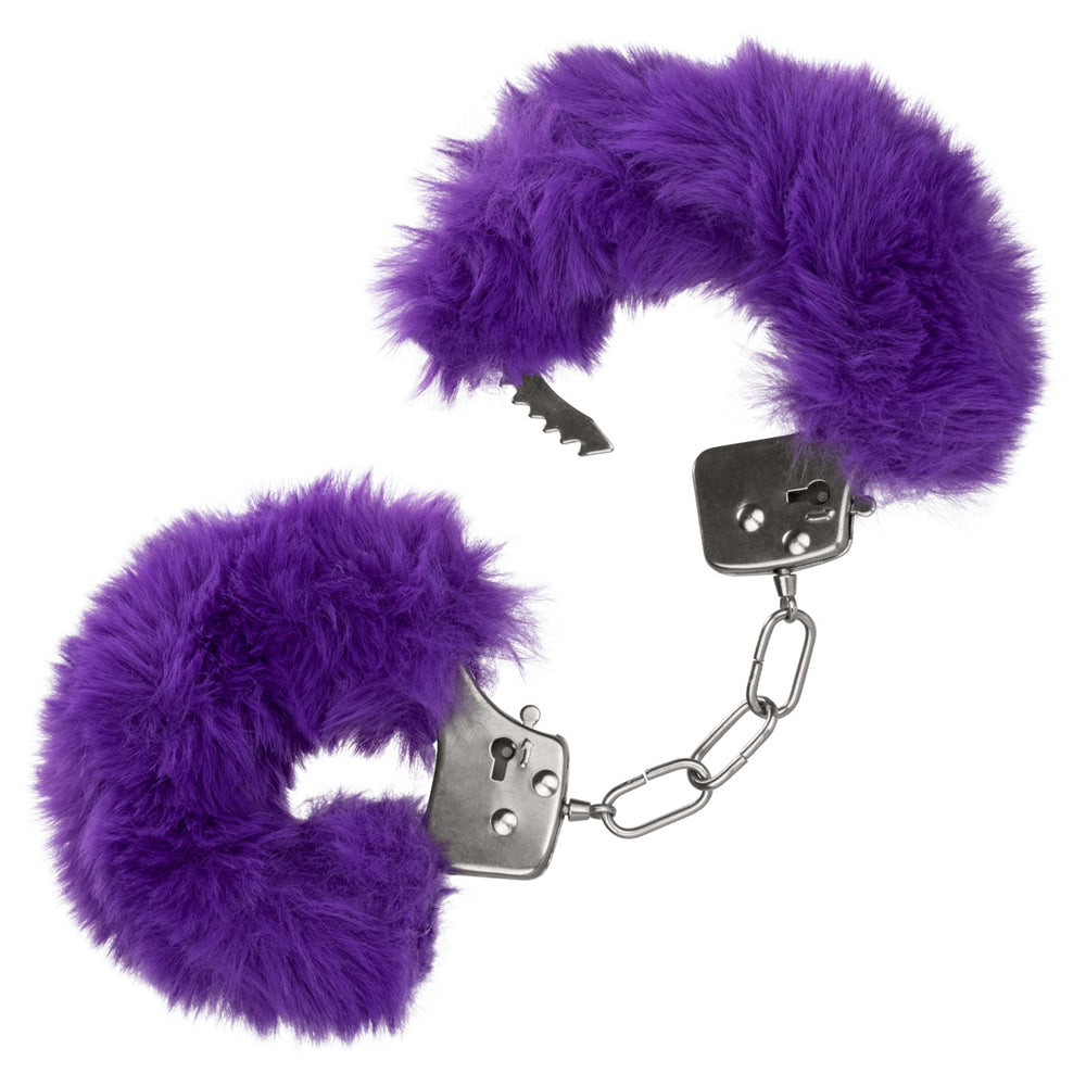 Ultra Fluffy Furry Cuffs Purple