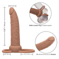 Load image into Gallery viewer, Performance Maxx Rechargeable Dual Penetrator Brown
