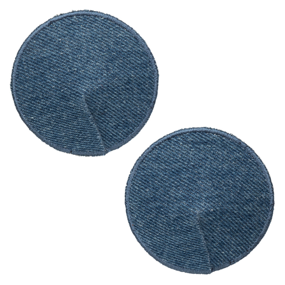 Ride &#39;Em Premium Denim Collection Round Pasties