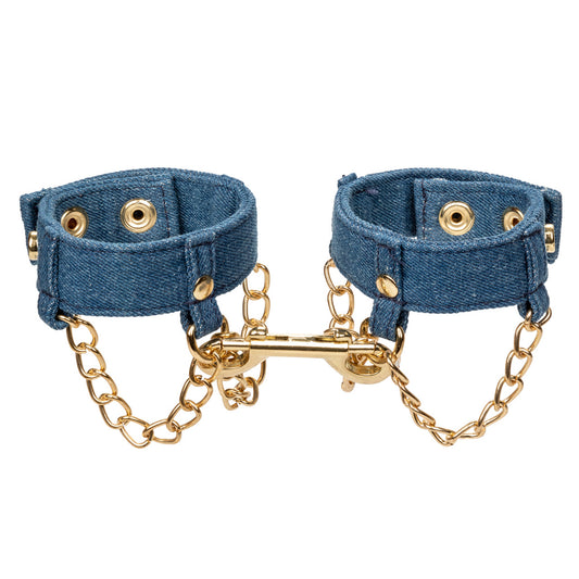 Ride &#39;Em Premium Denim Collection Wrist Cuffs