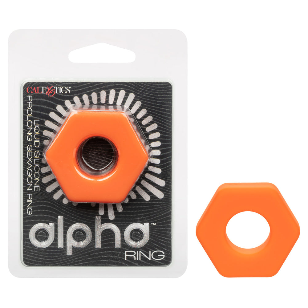 Alpha Liquid Silicone Prolong Sexagon Ring