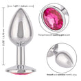 Load image into Gallery viewer, Jewel Small Rose Plug
