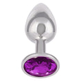 Load image into Gallery viewer, Jewel Small Amethyst Plug
