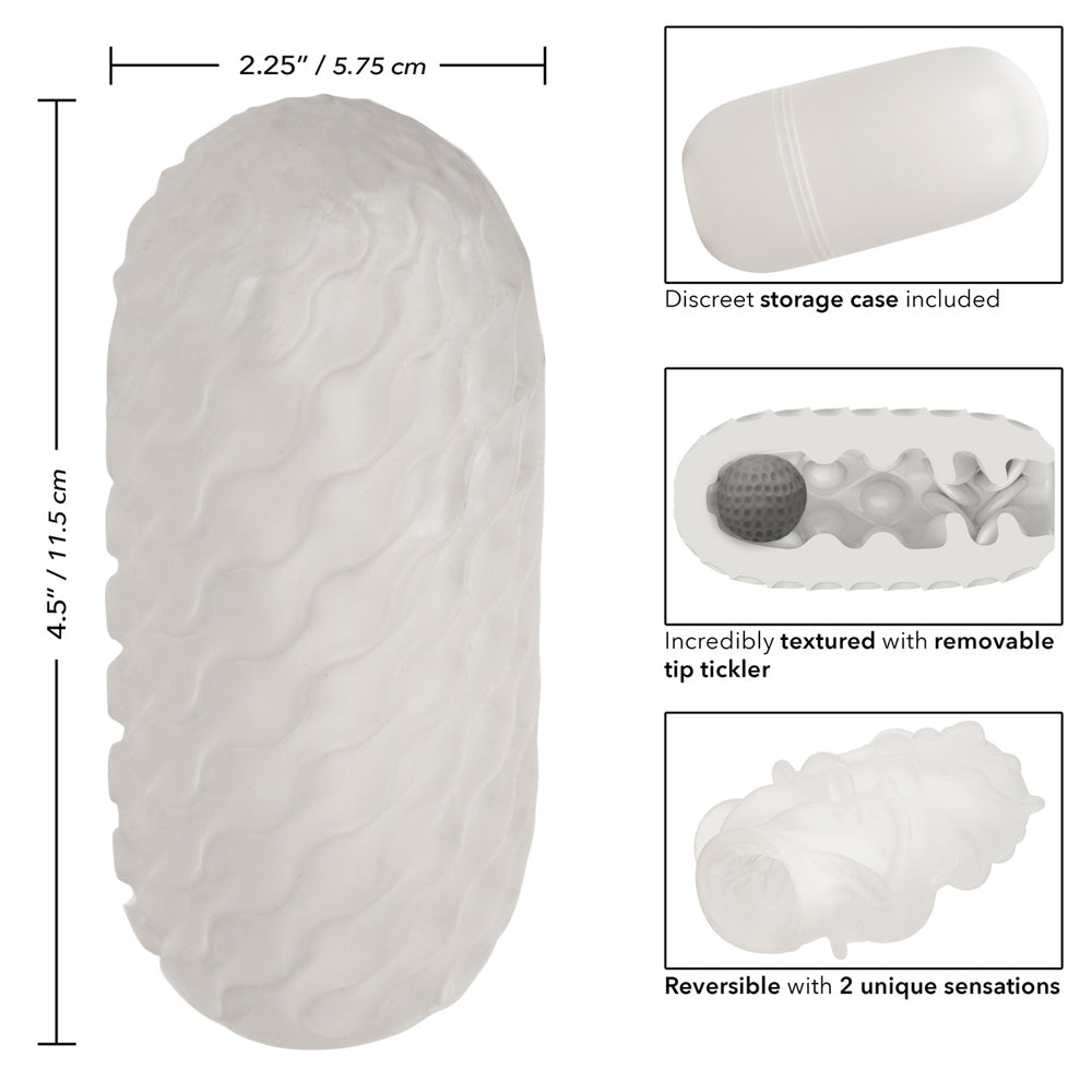 Boundless Reversible Squishy Ball Stroker Smoke