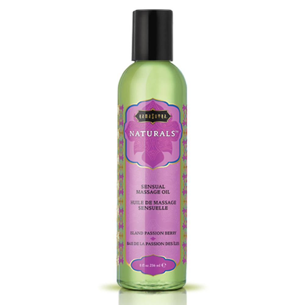 Naturals Massage Oil Island Passion Berry 8 oz.