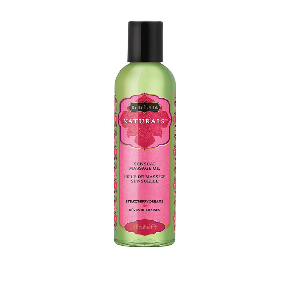 Naturals Massage Oil Strawberry Dreams 2 oz.