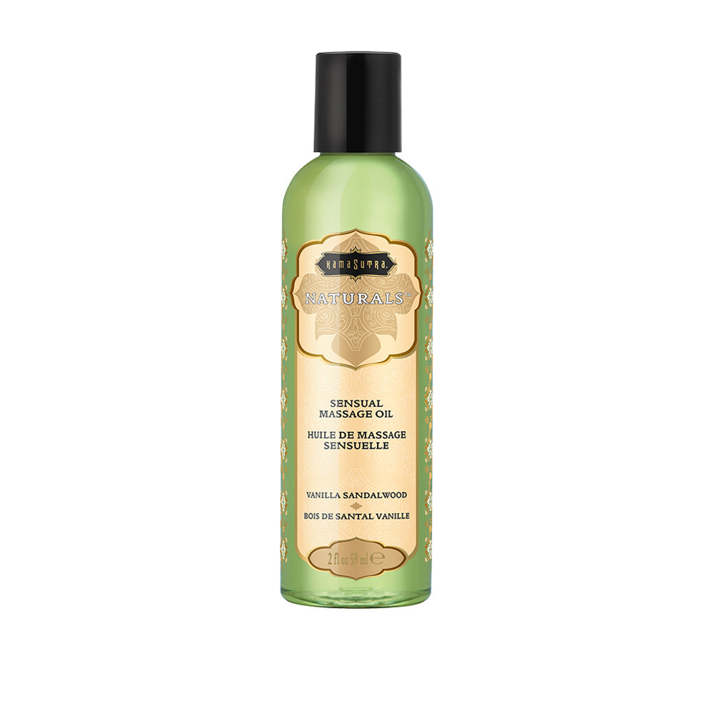 Naturals Massage Oil Vanilla Sandalwood 2 oz.