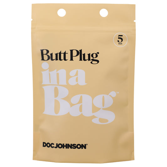 Butt Plug In A Bag 5&quot; Black
