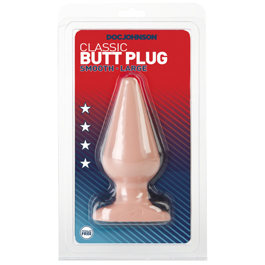 Classic Butt Plug - Smooth - Large White