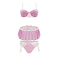 Load image into Gallery viewer, Pink Lady Bra, Skirt & Panty Set -  S/M (Garment Only - No Box)
