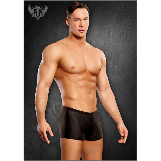 Stretch Mesh Pouch Short Black 1X