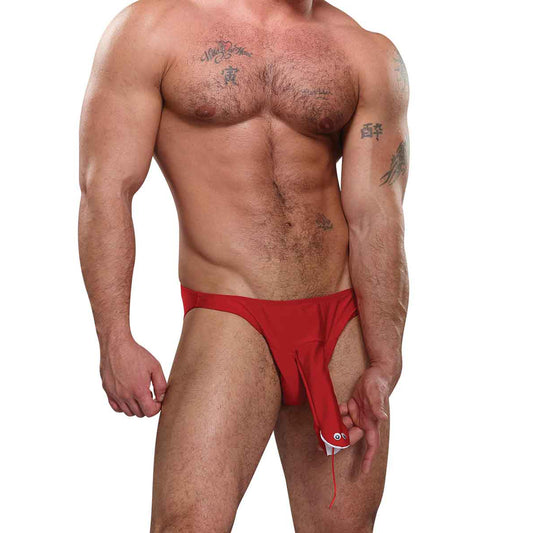 Trouser Snake Bikini Red One Size