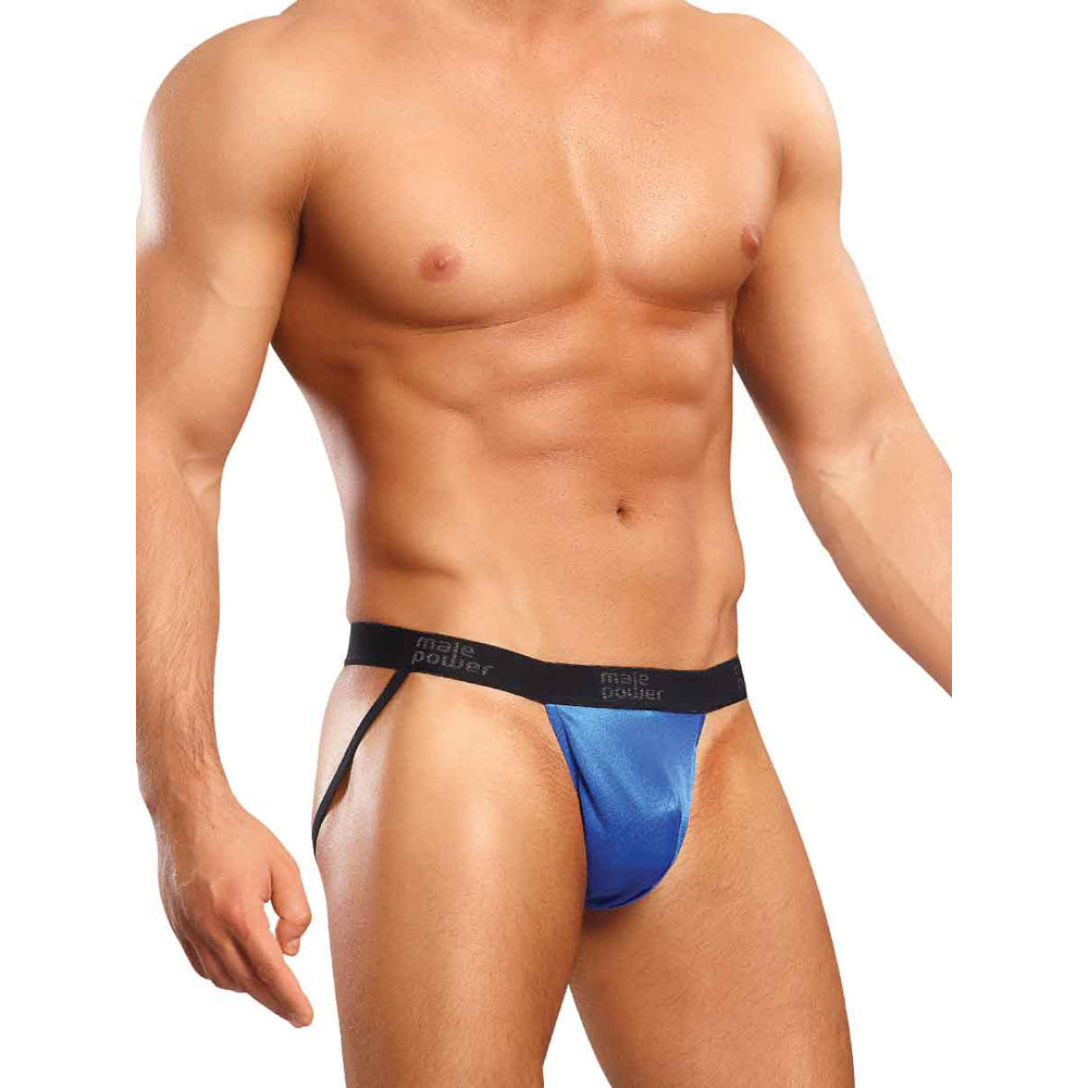 Satin Spandex Jock Royal S/M