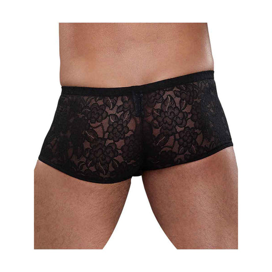 Stretch Lace Mini Short Black S