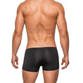 Load image into Gallery viewer, Seamless Sleek Short W/Sheer Pouch Black L
