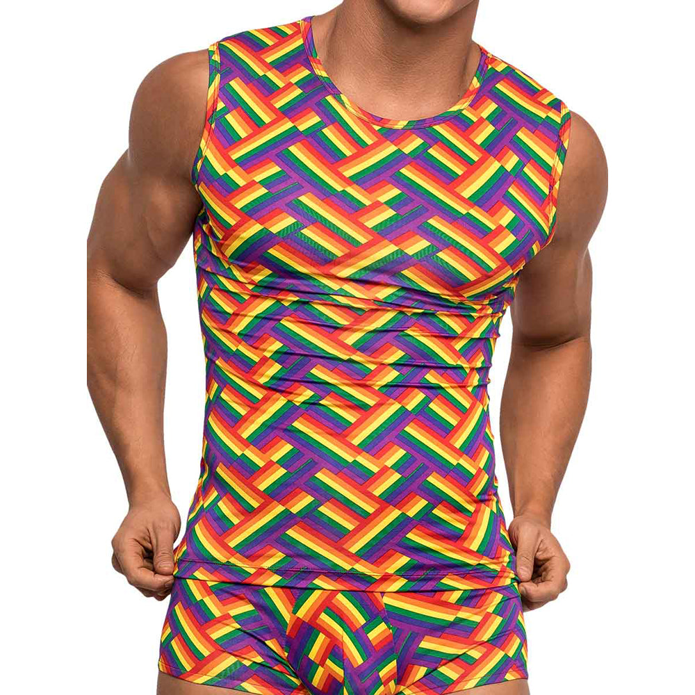 Pride Fest Fitness Tank Print M