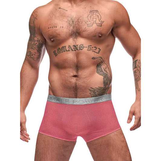 Mesh Rib Mini Short Salmon S